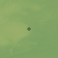 Shaded relief of the 47 km around Cesvaine, drawn from the GMTED2010 grid