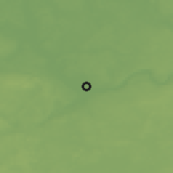 Shaded relief of the 47 km around Daugavpils, drawn from the GMTED2010 grid
