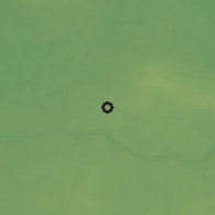 Shaded relief of the 47 km around Stende, drawn from the GMTED2010 grid