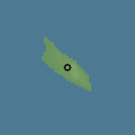 Shaded relief of the 60 km around Papilon, drawn from the GMTED2010 grid
