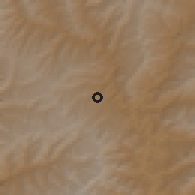 Shaded relief of the 56 km around Thaba-Tseka, drawn from the GMTED2010 grid