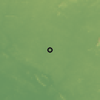 Shaded relief of the 60 km around Kakata, drawn from the GMTED2010 grid