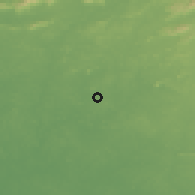 Shaded relief of the 60 km around Tubmanburg, drawn from the GMTED2010 grid