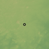 Shaded relief of the 60 km around Fish Town, drawn from the GMTED2010 grid