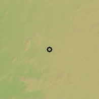 Shaded relief of the 60 km around Foya, drawn from the GMTED2010 grid