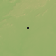 Shaded relief of the 60 km around Gbarnga, drawn from the GMTED2010 grid