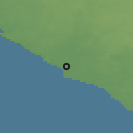 Shaded relief of the 60 km around Greenville, drawn from the GMTED2010 grid
