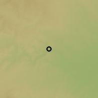 Shaded relief of the 56 km around Nasmah, drawn from the GMTED2010 grid
