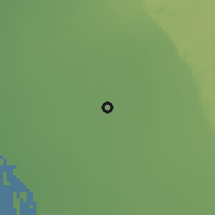Shaded relief of the 56 km around Sulūq, drawn from the GMTED2010 grid