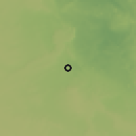 Shaded relief of the 57 km around Zillah, drawn from the GMTED2010 grid