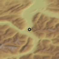 Shaded relief of the 51 km around Balzers, drawn from the GMTED2010 grid