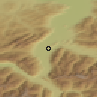Shaded relief of the 51 km around Eschen, drawn from the GMTED2010 grid