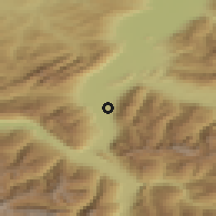 Shaded relief of the 51 km around Schaan, drawn from the GMTED2010 grid