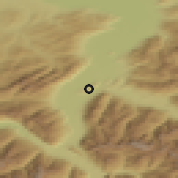 Shaded relief of the 51 km around Schellenberg, drawn from the GMTED2010 grid
