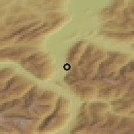 Shaded relief of the 51 km around Triesen, drawn from the GMTED2010 grid