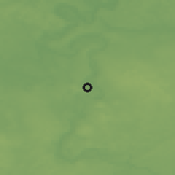 Shaded relief of the 48 km around Alytus, drawn from the GMTED2010 grid