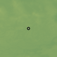 Shaded relief of the 48 km around Veisiejai, drawn from the GMTED2010 grid