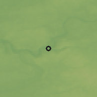 Shaded relief of the 48 km around Vilnius, drawn from the GMTED2010 grid