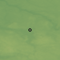 Shaded relief of the 48 km around Elektrėnai, drawn from the GMTED2010 grid