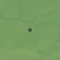 Shaded relief of the 48 km around Garliava, drawn from the GMTED2010 grid