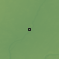 Shaded relief of the 47 km around Kėdainiai, drawn from the GMTED2010 grid