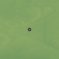 Shaded relief of the 47 km around Kelmė, drawn from the GMTED2010 grid