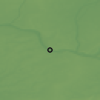Shaded relief of the 48 km around Kulautuva, drawn from the GMTED2010 grid