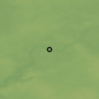 Shaded relief of the 48 km around Nemenčinė, drawn from the GMTED2010 grid