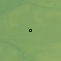 Shaded relief of the 47 km around Širvintos, drawn from the GMTED2010 grid