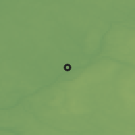 Shaded relief of the 47 km around Ukmergė, drawn from the GMTED2010 grid