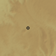 Shaded relief of the 59 km around Andilamena, drawn from the GMTED2010 grid