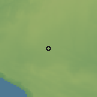 Shaded relief of the 57 km around Beloha, drawn from the GMTED2010 grid