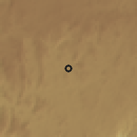 Shaded relief of the 58 km around Fandriana, drawn from the GMTED2010 grid