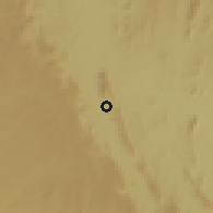 Shaded relief of the 58 km around Ihosy, drawn from the GMTED2010 grid