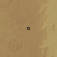 Shaded relief of the 59 km around Manjakandriana, drawn from the GMTED2010 grid