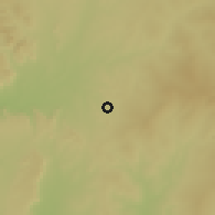 Shaded relief of the 58 km around Sakaraha, drawn from the GMTED2010 grid