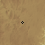 Shaded relief of the 58 km around Ambositra, drawn from the GMTED2010 grid