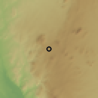 Shaded relief of the 59 km around Blantyre, drawn from the GMTED2010 grid