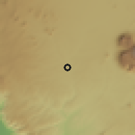 Shaded relief of the 59 km around Luchenza, drawn from the GMTED2010 grid
