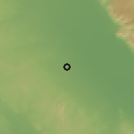 Shaded relief of the 59 km around Ngabu, drawn from the GMTED2010 grid