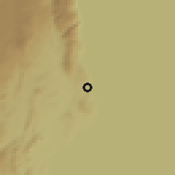 Shaded relief of the 60 km around Nkhata Bay, drawn from the GMTED2010 grid