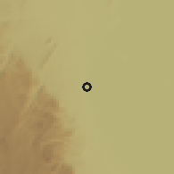 Shaded relief of the 59 km around Chipoka, drawn from the GMTED2010 grid