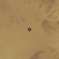 Shaded relief of the 60 km around Chitipa, drawn from the GMTED2010 grid