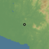 Shaded relief of the 60 km around Bandar Baharu Salak Tinggi, drawn from the GMTED2010 grid