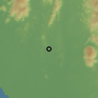 Shaded relief of the 60 km around Seri Iskandar, drawn from the GMTED2010 grid