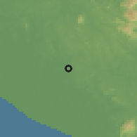 Shaded relief of the 60 km around Simpang Rengam, drawn from the GMTED2010 grid