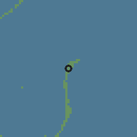 Shaded relief of the 60 km around Dhabidhoo, drawn from the GMTED2010 grid