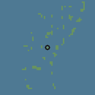 Shaded relief of the 60 km around Kuburudhoo, drawn from the GMTED2010 grid