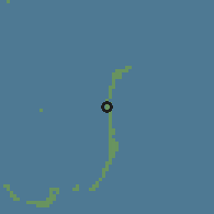 Shaded relief of the 60 km around Maabaidhoo, drawn from the GMTED2010 grid