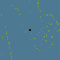 Shaded relief of the 60 km around Maafaru, drawn from the GMTED2010 grid
